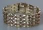 Preview: Tricolor Gliederarmband aus 585er Gold, Länge 19,0 cm, Gewicht: 35,7g