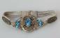 Preview: Neo Vintage Armband mit Schmucksteinen aus 800er Silber, Länge: 18,0 cm, Gewicht: 23,6g