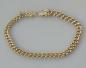 Preview: Panzerkettenarmband aus 750er Gold, Länge 20,0 cm Gewicht: 26,1g