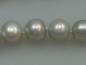 Preview: Perlenarmband (Zuchtperlen) mit 585er Weißgoldverschluss, Länge 19,0 cm, Gewicht: 18,0g