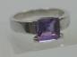 Preview: Moderner Ring aus 585er Weißgold mit großem Amethyst Edelstein 2.0 ct, Größe 56, Gewicht: 5,2g