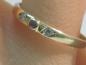 Preview: Feiner Diamant- Rubinring aus 585er Gold, Größe 53, Gewicht: 1,2g