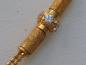 Preview: Wunderschönes Goldkettencollier aus dem Orient aus 21 kt Gold mit Kristallbesatz, Länge 40, Gewicht: 16,7g