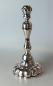 Preview: Antiker Kerzenleuchter aus 800er Silber, Höhe 32 cm, Fußbreite 15 cm, Gewicht: 280g