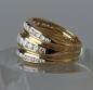 Preview: Exclusive Juweliersarbeit: Diamantring 3.03 ct aus 750er Gelbgold mit 44 Diamanten, Größe 56