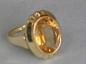 Preview: Citrin Edelsteinring mit 5.0 ct. aus 585er Gold, Größe 53, Gewicht: 5,6g