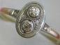 Preview: Vintage Altschliff Diamantring 0.24 ct. 585er Gold und Platin, Größe 61, Gewicht: 2,7g