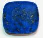 Preview: Lapislazuli Platte, rechteckig, abgerundete Ecken, Masse (L/B/H): 16,25 x 14,39 x 2,21 mm