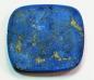 Preview: Lapislazuli Platte, rechteckig, abgerundete Ecken, Masse (L/B/H): 16,25 x 14,39 x 2,21 mm