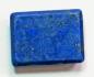 Preview: Lapislazuli Platte, rechteckig, Masse (L/B/H): 14,06 x 10,48 x 3,17 mm