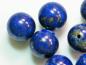 Preview: Lapislazuli Kugel, rund, ca. 7.9 ct. Durchmesser ca. 10,1 mm. gebohrt