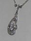 Preview: Art Deco: Collier mit 26 Diamanten, Pt 765, Länge 49,5 cm, Gewicht: 5,4 Gramm