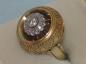 Preview: Antikschmuck: Diamantring 14 Diamanten 0.65 ct. 585er Gold, Größe 61, Gewicht: 11,3g