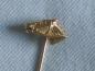 Preview: Anstecknadel "Pferdekopf" aus 750er Gold mit Diamant 0.02 ct. Gewicht: ca. 3,8 Gramm