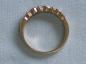Preview: Diamantring mit drei Diamanten 0.15 ct. aus 585er Gelbgold, Größe 55, Gewicht: 3,6g