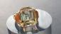 Preview: Vintage: Aquamarin Ring im Emeraldschliff, 585er Gold, Größe 53, Gewicht: 15,7g