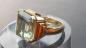 Preview: Vintage: Aquamarin Ring im Emeraldschliff, 585er Gold, Größe 53, Gewicht: 15,7g