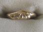 Preview: Diamantring mit Kleinstdiamant aus 585er Gelbgold, Größe 49 Gewicht: 1,7 Gramm