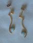 Preview: Ohrstecker aus 585er Gold mit hellblauem Schmuckstein, Gewicht: 1,6g