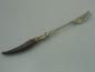 Preview: Gabel aus 800er Silber mit "Horngriff" Gewicht: 30,3 Gramm