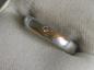 Preview: Platin Diamantring, 950er Platin mit leichtem Goldstreifen, Gewicht: 6,8g