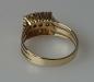 Preview: Diamant- Rubinring aus 585er Gelbgold, Größe 52, Gewicht: 3,1g