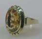 Preview: Citrin Edelsteinring mit 5.0 ct. aus 585er Gold, Größe 53, Gewicht: 5,6g