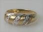 Preview: Diamantring mit 0.14 ct aus 585er Gold, Größe 56, teilmattiert, Gewicht: 4,1g