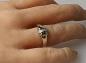 Preview: Diamantring aus 585er Gold mit 3 Diamanten, Größe 55, Gewicht: 2,8g