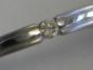 Preview: NEU Schöner Diamantsolitär 0.10 ct. 585er Weißgold, Größe 66, Gewicht: 2,9g