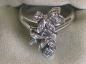 Preview: Edler Diamantring mit 0.50 ct. aus 750er Weissgold, Größe 56, Gewicht: 9,4g