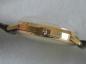 Preview: Vintage Herrenarmbanduhr "Eusi" Automatikwerk, 585er Gold mit Lederband
