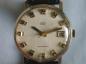 Preview: Vintage Herrenarmbanduhr "Eusi" Automatikwerk, 585er Gold mit Lederband