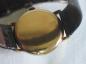 Preview: Vintage Herrenarmbanduhr "Eusi" Automatikwerk, 585er Gold mit Lederband