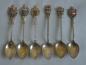 Preview: 6 Sammellöffel aus 800er Silber, Gewicht : 69,3g