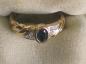 Preview: Ring aus 585er Gelbgold mit Saphir und 6 Diamanten, Größe 56, Gewicht: 3,3g