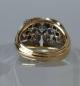 Preview: Edler Brillantring mit 33 Diamanten (1.47 ct) aus 750er Gold, Größe 56, Gewicht: 10,8g
