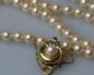 Preview: Perlenkette mit Verschluss aus 925er Sterlingsilber, vergoldet, Länge: 40,0 cm, Gewicht: 23,8g