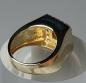 Preview: Ring mit großem Karneol aus 375er Gelbgold, Größe 62, Gewicht: 11,3g