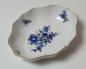 Preview: Vintage Meissen Schale, Blumendekor, kobaltblau mit Goldrand, Mod. 1