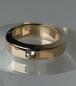 Preview: Brillantsolitär mit lupenreinem (IF) 0.07 ct Diamant aus 585er Gold, Größe 51, Gewicht: 7,4g