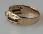 Preview: Herrlicher Diamantring mit Smaragd und Saphir aus 750er Gold, Größe 52, Gewicht: 4,6g