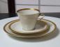 Preview: Vintage: Einzelgedeck J. Seltmann Vohenstrauß Kaffeetasse, Unterteller, Kuchenteller Goldrand