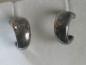 Preview: Ohrstecker Halbcreolen aus 925er Sterlingsilber Gewicht: ca. 5,9 Gramm