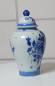 Preview: Vintage Delft Porzellan Deckelvase "Delfter Fayence" von 1967 mit Zertifikat