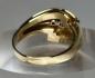 Preview: Vintage Diamantring aus 585er Gold mit 3 Diamanten 0.20 ct. im Brillantschliff, Größe 53, Gewicht: 4,7g
