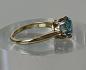 Preview: Swiss Blue Topas Ring mit 2.0 Karat, 585er Gold, Größe 54, Gewicht: 3,5g