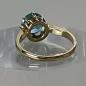 Preview: Swiss Blue Topas Ring mit 2.0 Karat, 585er Gold, Größe 54, Gewicht: 3,5g