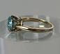 Preview: Swiss Blue Topas Ring mit 2.0 Karat, 585er Gold, Größe 54, Gewicht: 3,5g