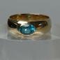 Preview: Topas Ring -Swiss Blue- aus 585er Gold, Größe 54, Gewicht: 5,2g